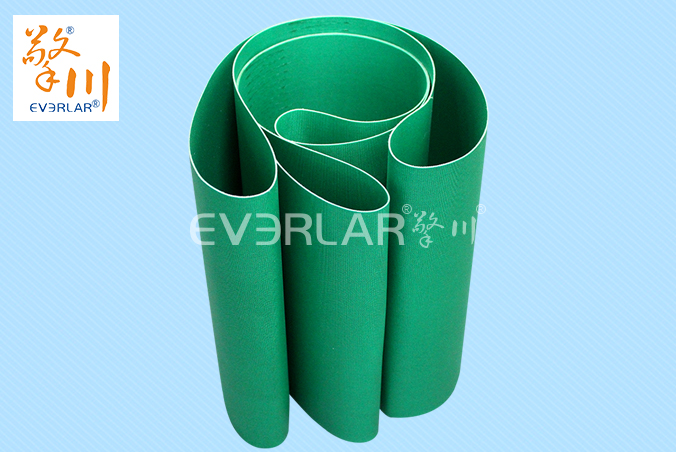 綠色PVC輸送帶跑偏怎么快速調(diào)節(jié)？